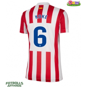 Atletico Madrid Koke #6 Hemmatröja Kvinnor 2025-26 Kortärmad